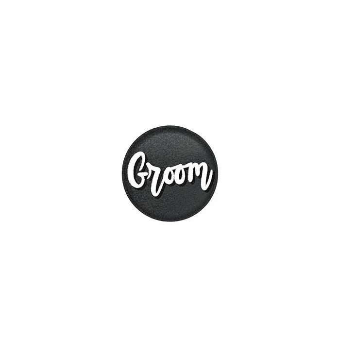 GROOM BUTTON