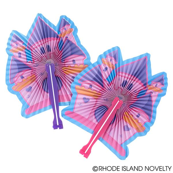 10" PRINCESS FOLDING FANS 12PCS