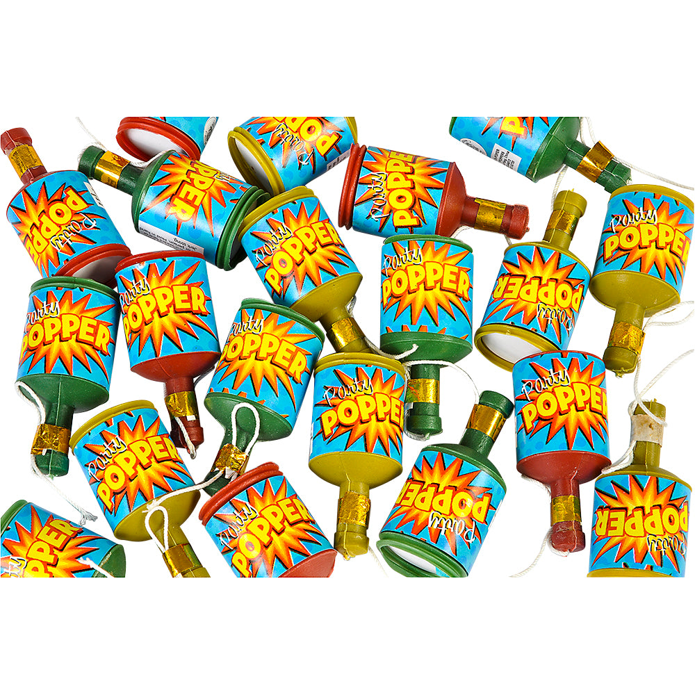 CHAMPAGNE PARTY POPPERS