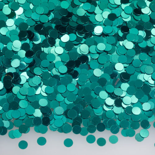 TEAL DOT CONFETTI 4OZ