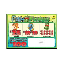 FISH FUNDS PULL TAB 287 TICKETS