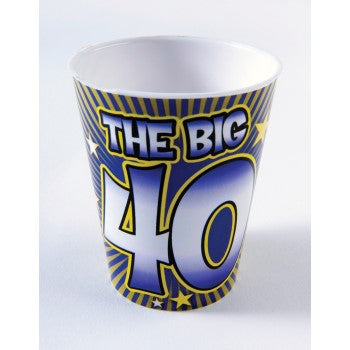 The Big 40 Plastic Shot Glass