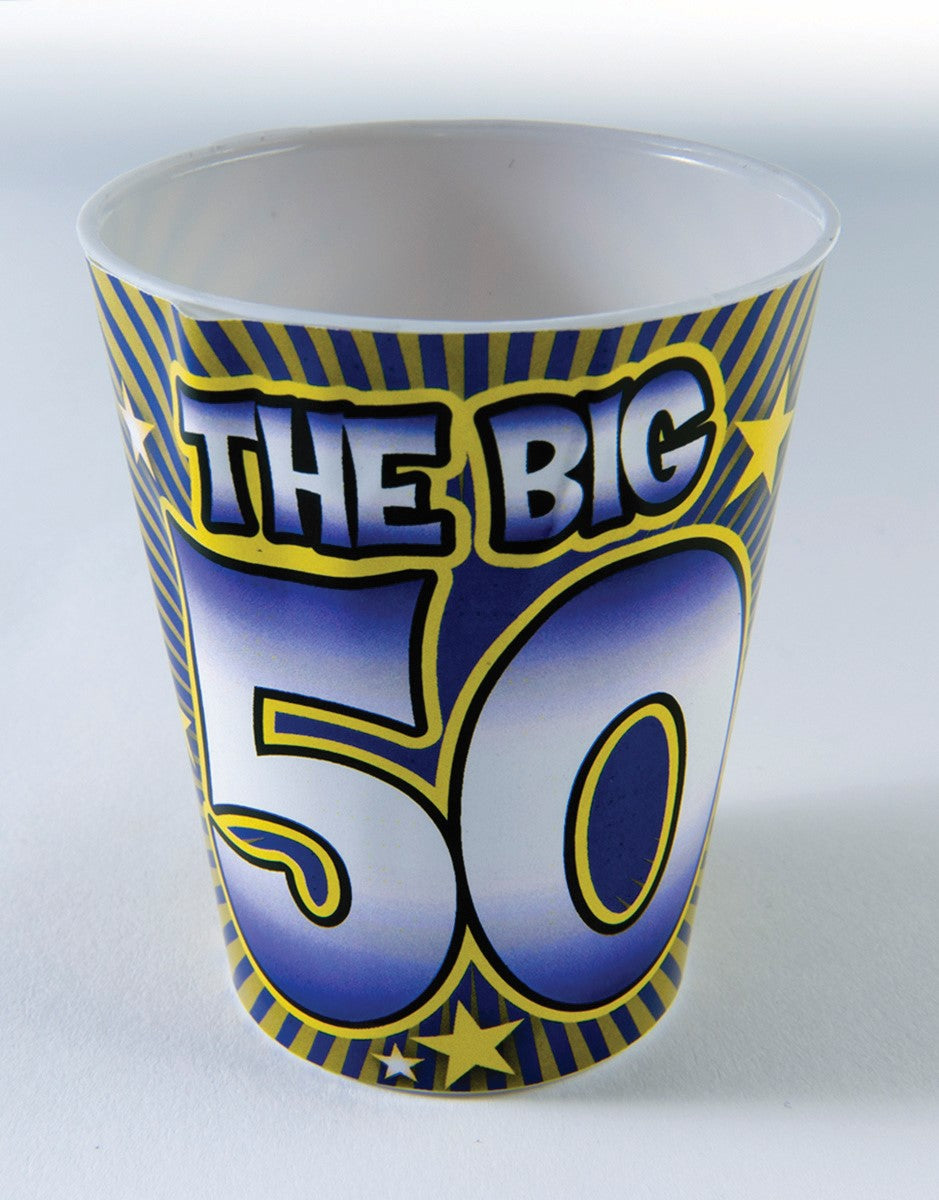 The Big 50 Plastic Shot Glass