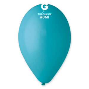Turquoise Gemar Latex Balloons #068