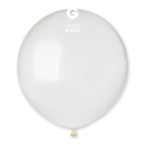 Clear Gemar Latex Balloons- #000