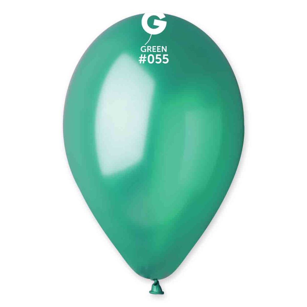 Emerald Green Metallic Gemar Latex Balloons