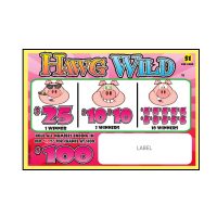 HAWG WILD PULL TAB 287 TICKETS