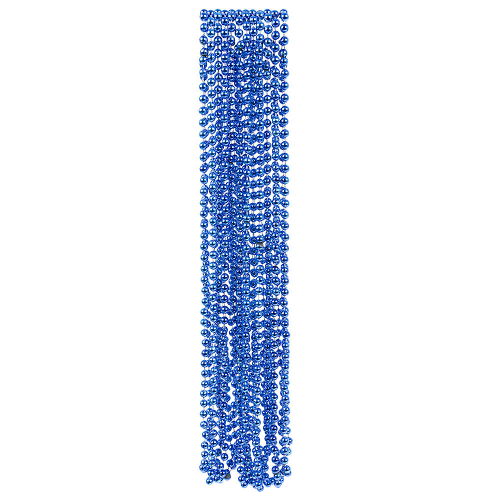 BLUE BEAD NECKLACES 12CT