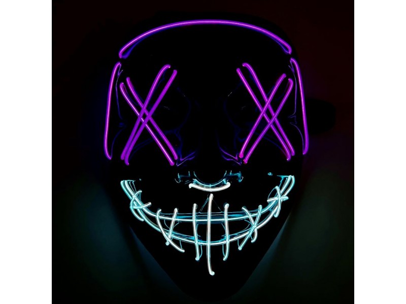 X OVER EYES TWO TONE LIGHT UP MASK