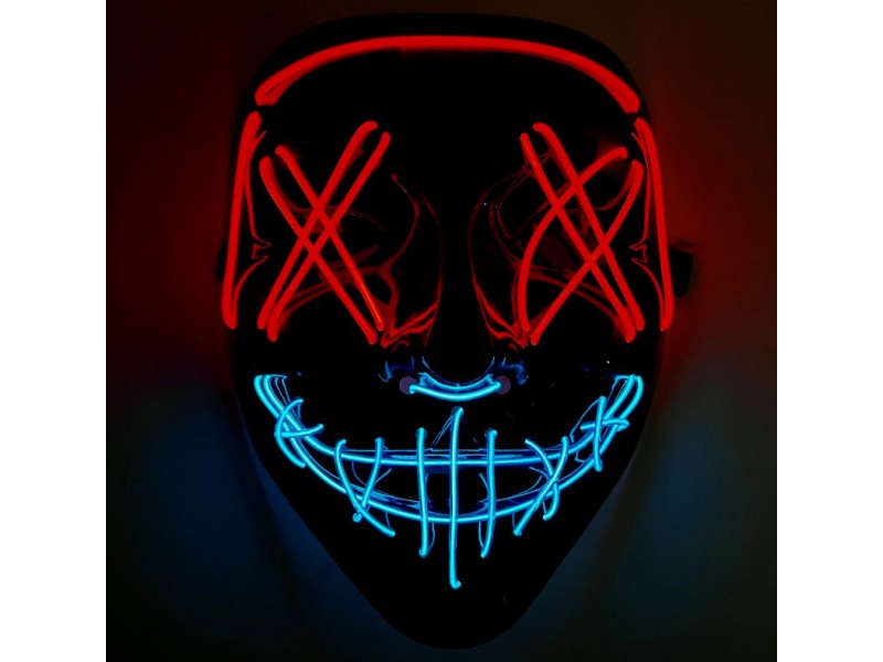 X OVER EYES TWO TONE LIGHT UP MASK
