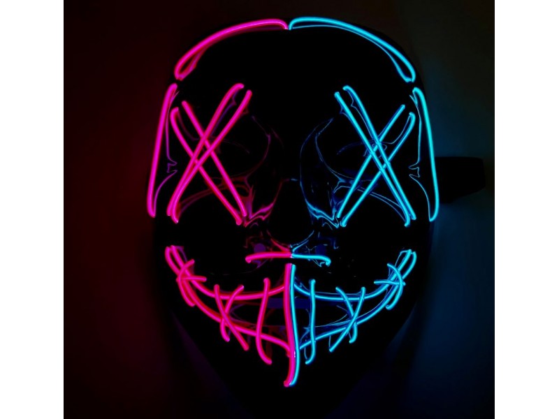 X OVER EYES TWO TONE LIGHT UP MASK