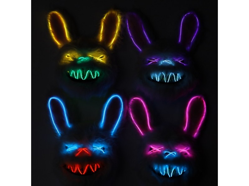 RABID RABBIT LIGHT UP MASK