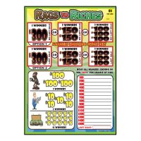 RAGS TO RICHES PULL TAB 973 TICKETS
