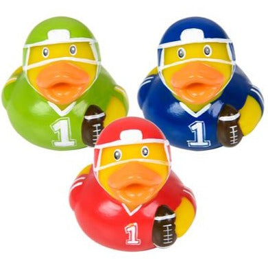 Football Player Rubber Ducks