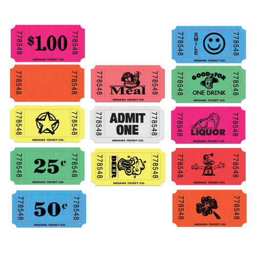 SINGLE ROLL TICKETS