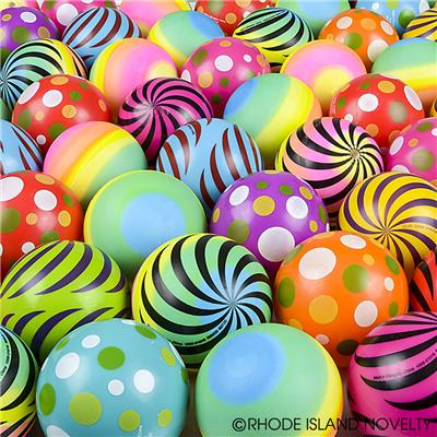 3" INFLATED VINYL BALL MIX 36PCS
