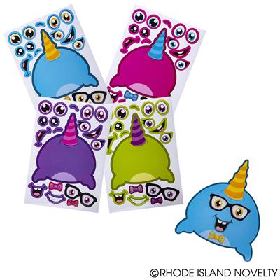 Narwhal Sticker Sheets, 24 Pieces