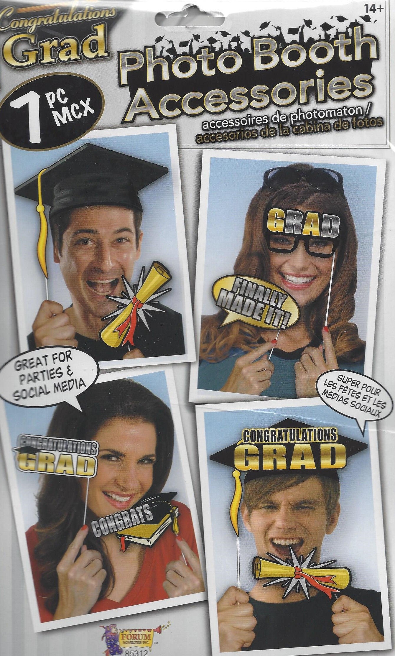 Congratulations Grad Photo Booth Accessories