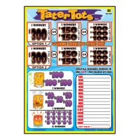TATER TOTS PULL TAB 973 TICKETS