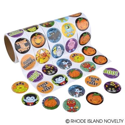 Halloween Roll Sticker Asst 500pcs/Unit