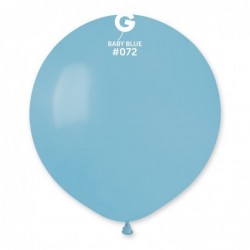 Baby Blue Gemar Latex Balloons- #072