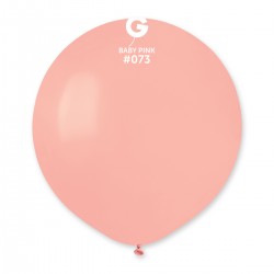 Baby Pink Gemar Latex Balloons- #073