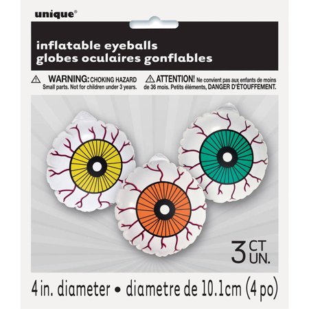 3 PACK INFLATABLE EYEBALLS