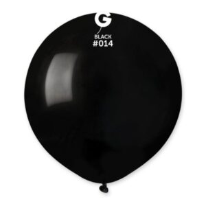 Black Gemar Latex Balloon- #014