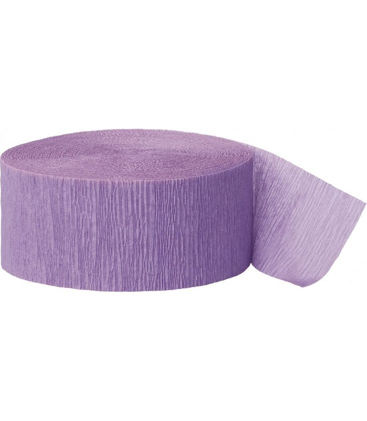 CREPE STREAMER - 81' LAVENDER