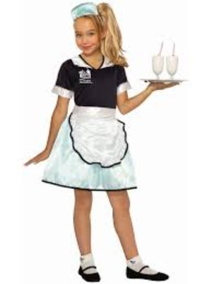 50's Diner Waitress - Kids Costume