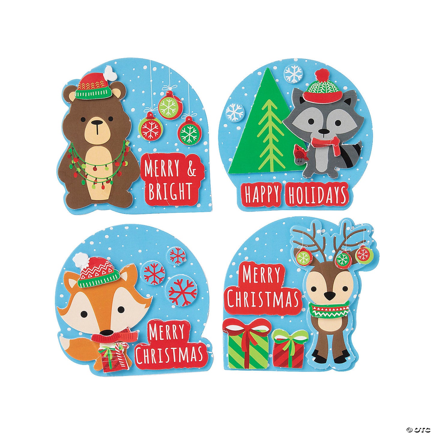CHRISTMAS WOODLAND ANIMAL CRAFT KIT