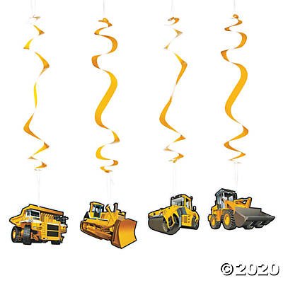 Construction Hanging Decorations