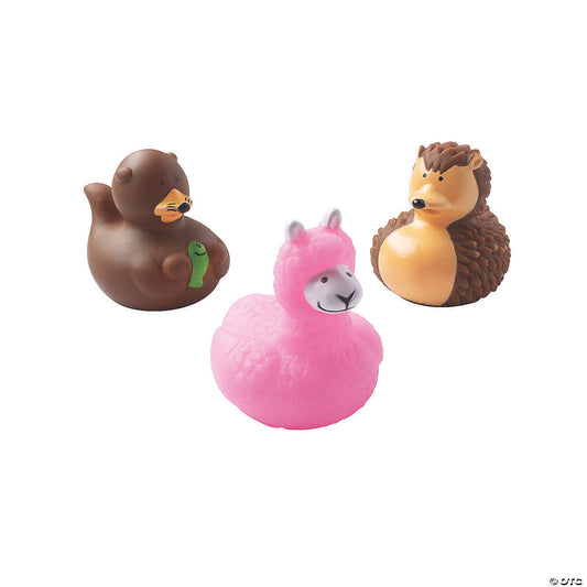 Cute Animal Rubber Ducks