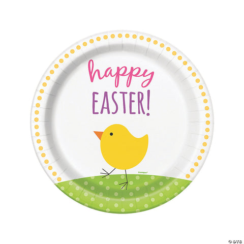 HAPPY EASTER CHICK 9" PLATES