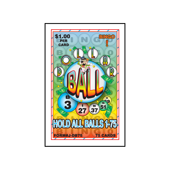 DOLLAR BALL PULL TAB 75 TICKETS