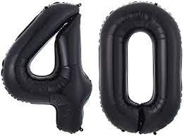 JUMBO 40 NUMBER BALLOONS