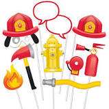 FIRE DEPARTMENT - PHOTO BOOTH PROPS