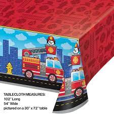 FIRE TRUCK - TABLECOVER