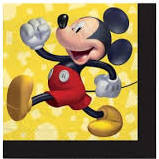MICKEY MOUSE - BEVERAGE NAPKINS