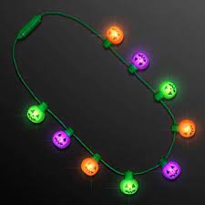 PUMPKIN LIGHT UP NECKLACE