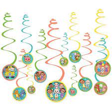 COCOMELON - SWIRL DECORATIONS