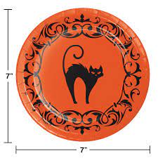 Black Cat Plates