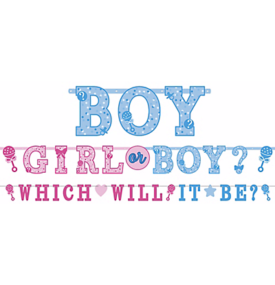 GENDER REVEAL BANNERS 2 PACK