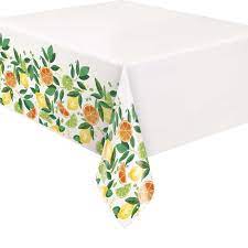 Citrus Fruit Plastic Table Cover