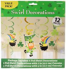 St. Patrick's Day Swirl Decorations