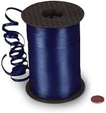 Navy Blue Curling Ribbon