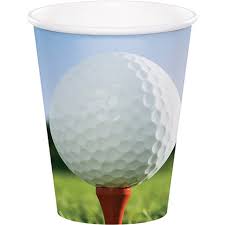 Golf Fanatic 9oz. Paper Cups