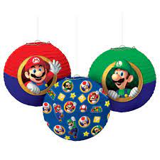 Super Mario Paper Lanterns