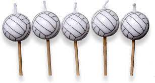 Volleyball Party Candles