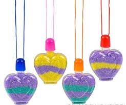 SAND ART HEART BOTTLE NECKLACE